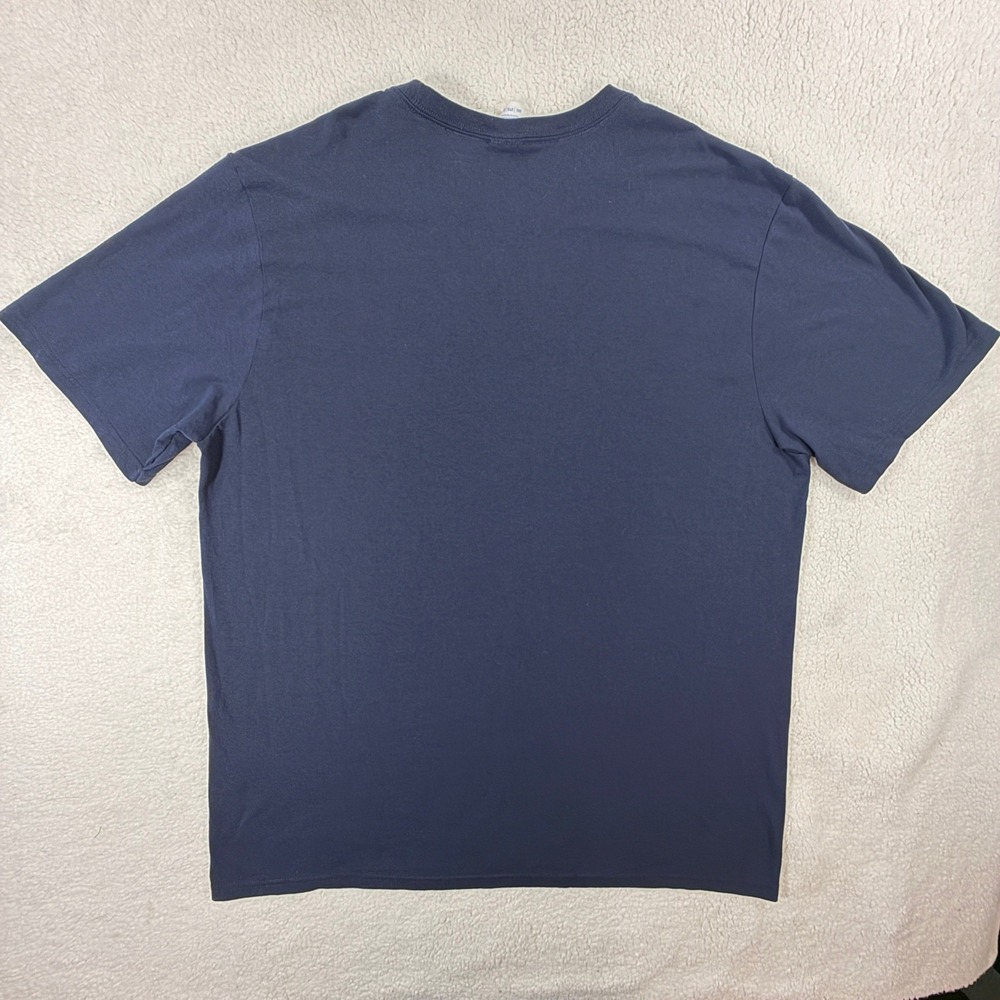 Champion T-Shirt Men 2XL Navy Blue Excellent Illinois Basketball NCAA Graphic - Picture 6 of 6